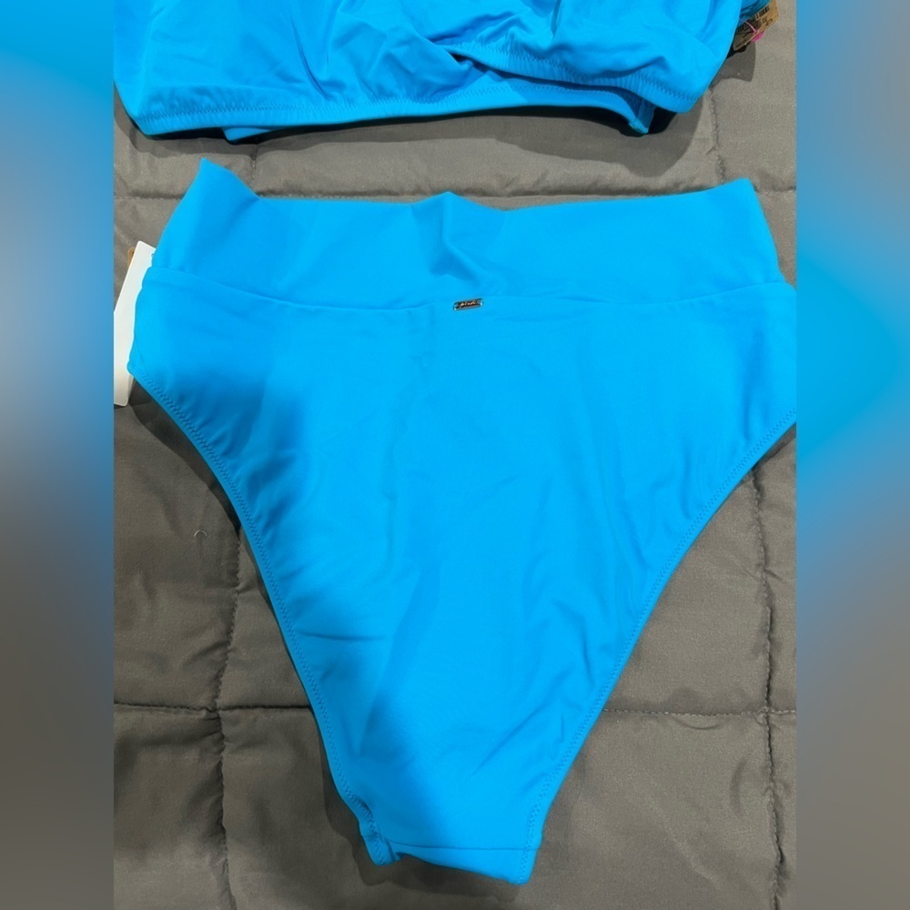 NWT VS Victoria Secret‎ blue bikini swim suit L XXL - Picture 9 of 12